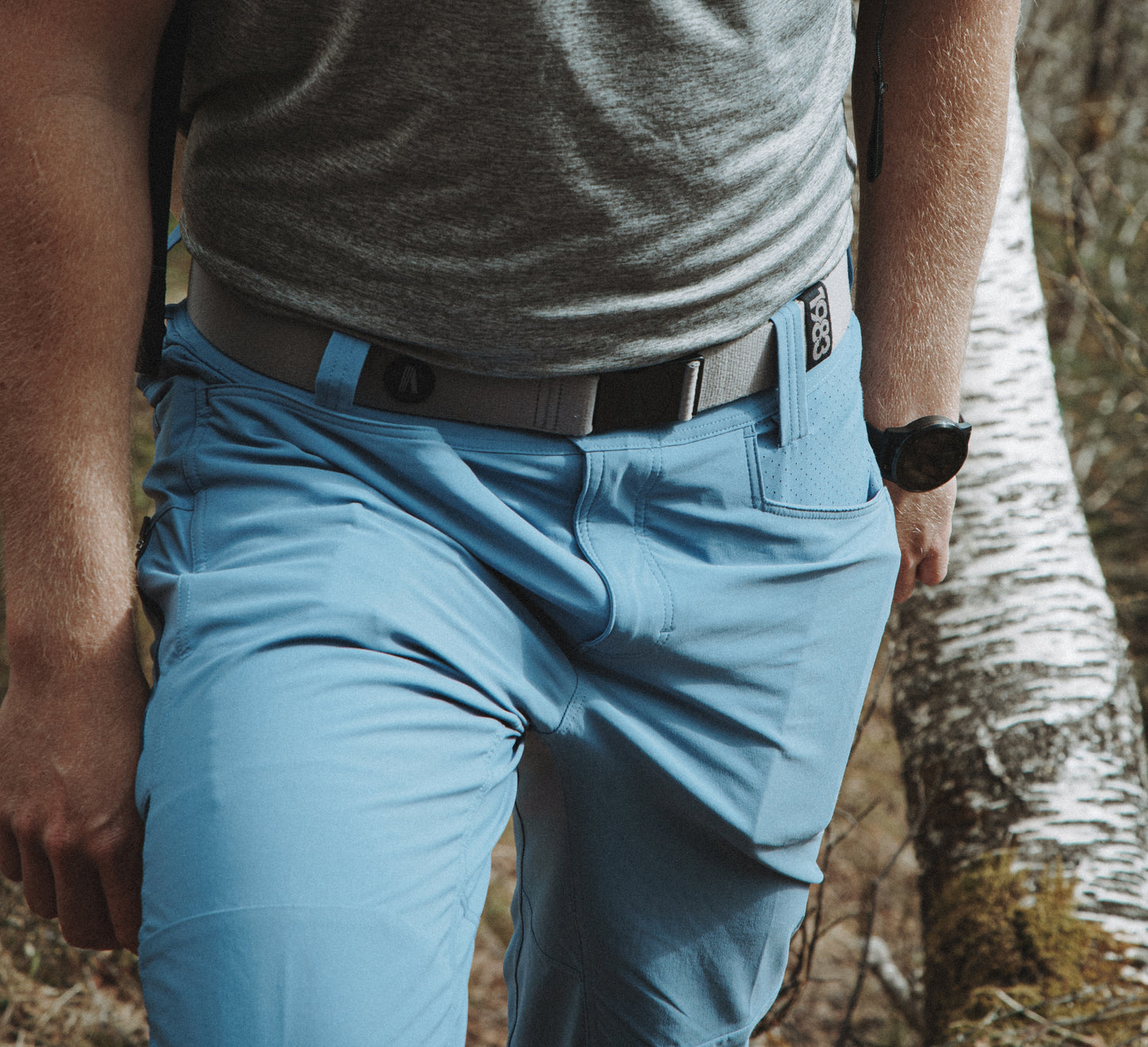 The New Standard - Performance Stretch Belt - Grey TWO PACK