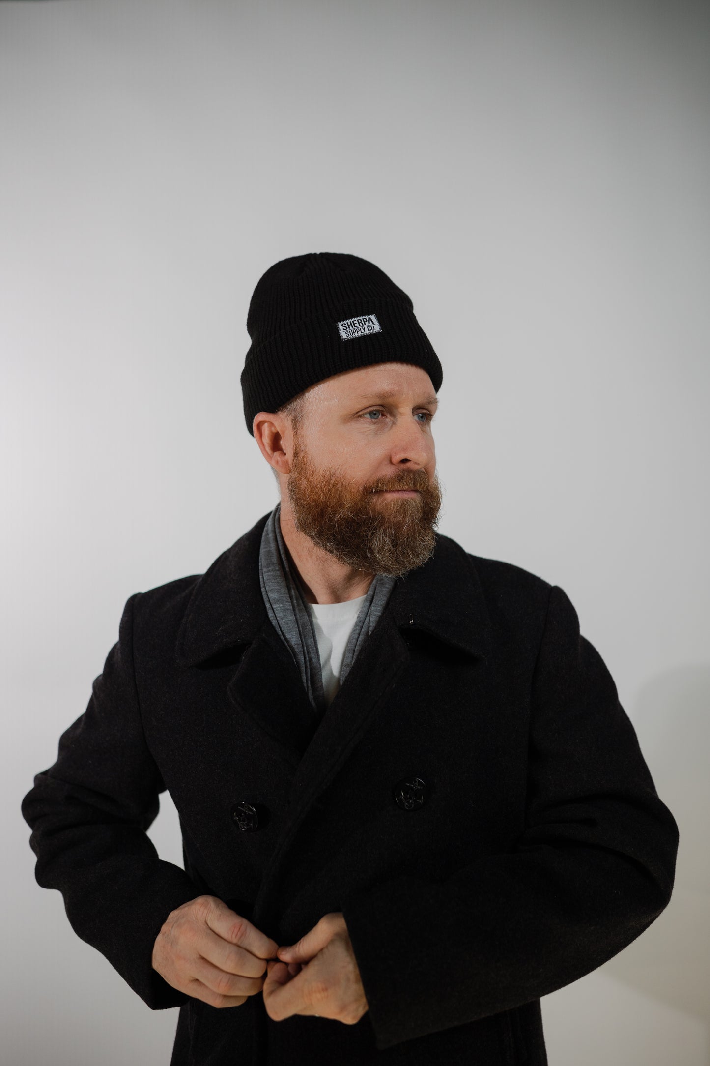 Sherpa Supply Fisherman Beanie - Black