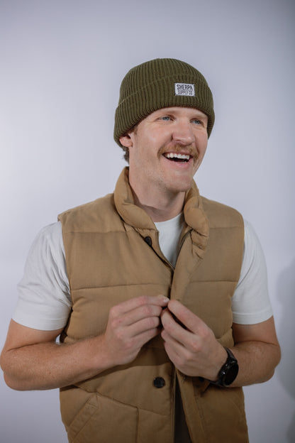 Fisherman Beanie - Olive
