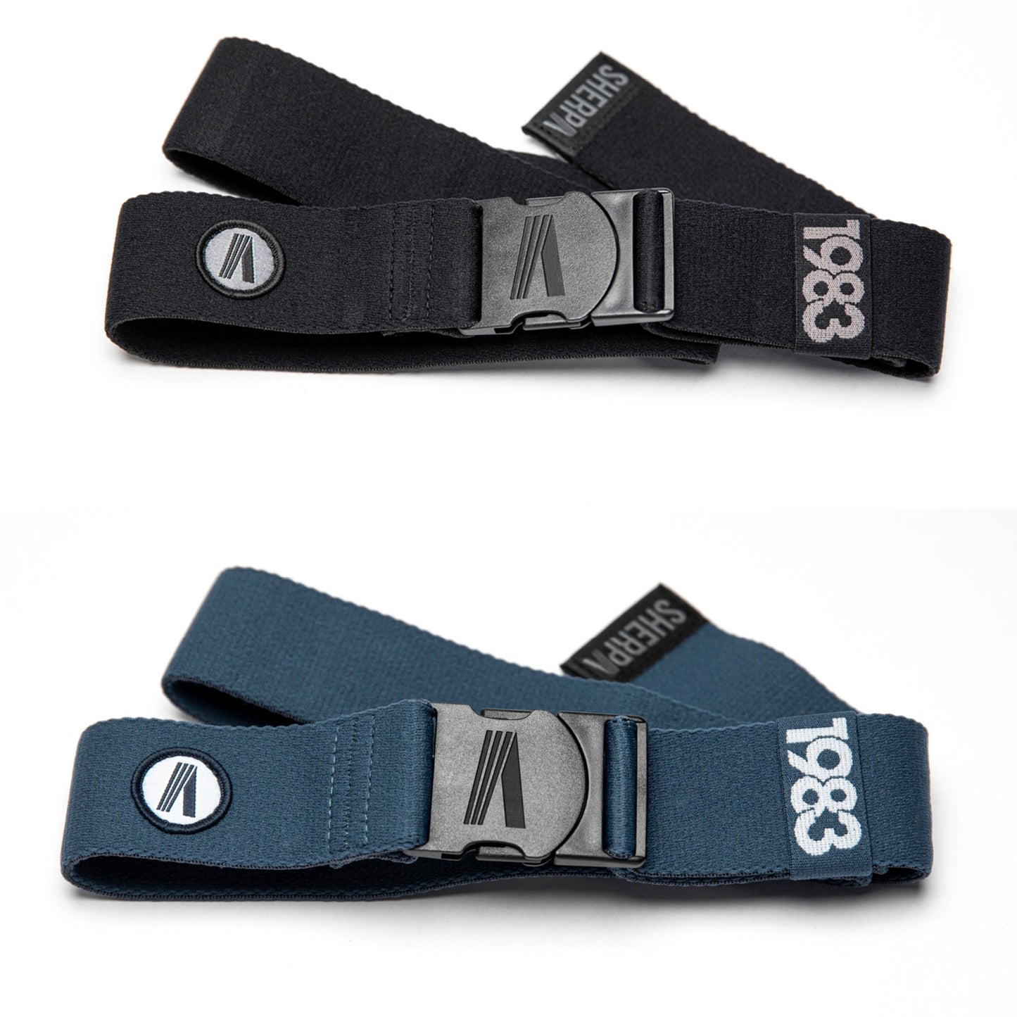 The New Standard - Performance Stretch Belt - Black/Blue TWO PACK