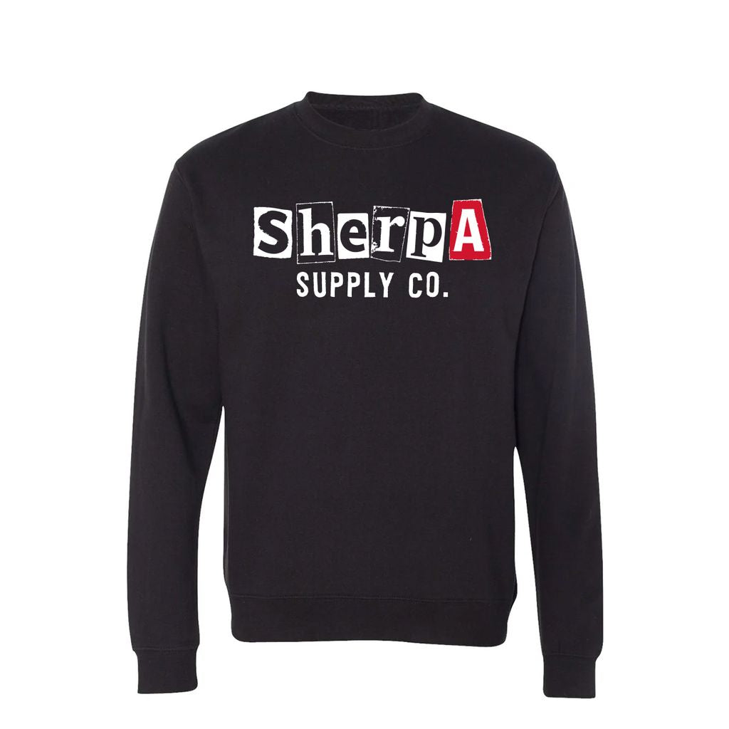 Sherpa Supply Crewneck Ransom - Black