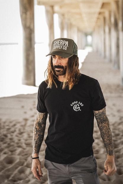 Trucker - Olive/White