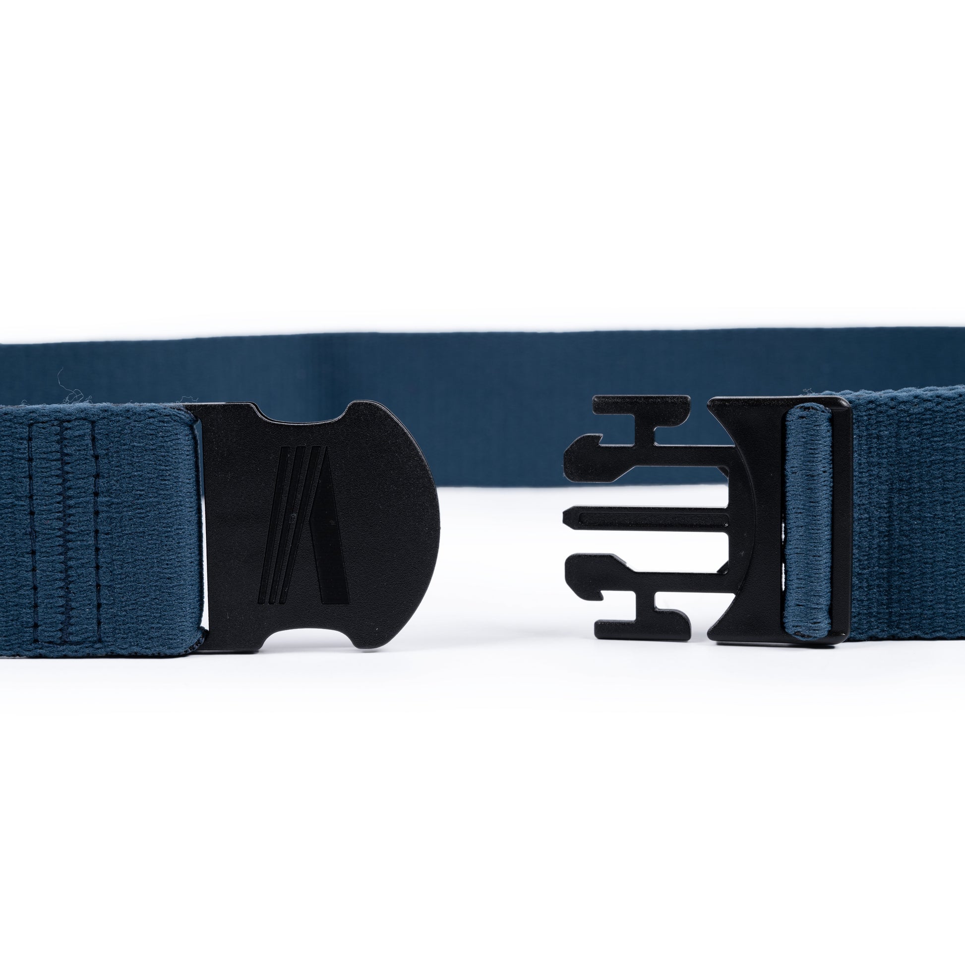 sherpa steel blue flexible stretch belt for athletes