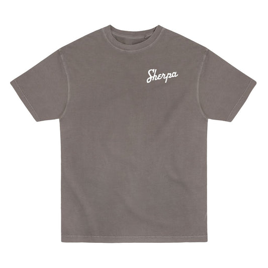 Sherpa Script T Shirt - Cinder