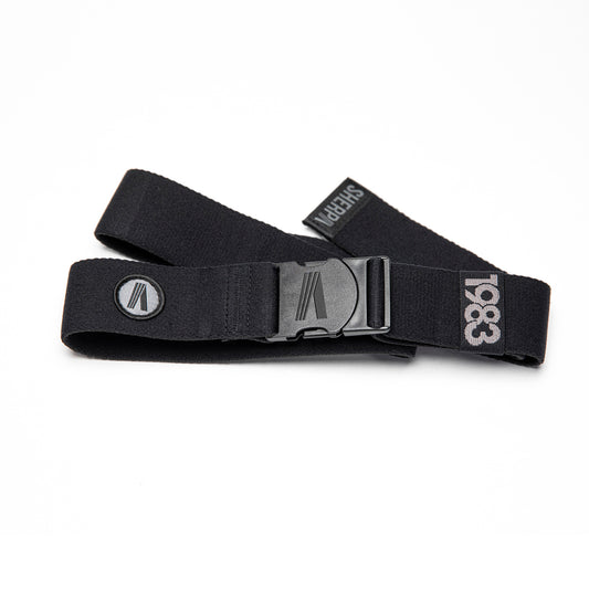midnight black performance wear flex belt Sherpa Supply Co.