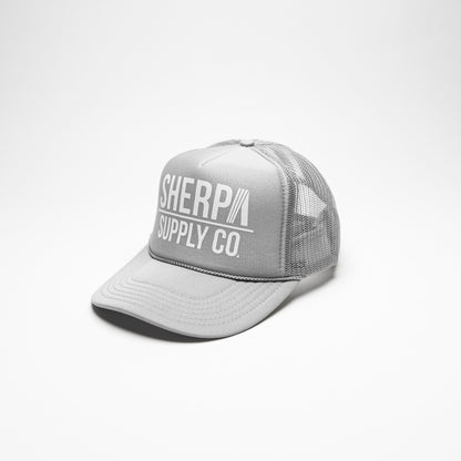 Trucker - Grey/White
