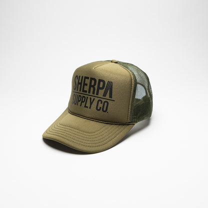 Trucker - Olive/Black
