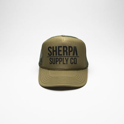 Trucker - Olive/Black